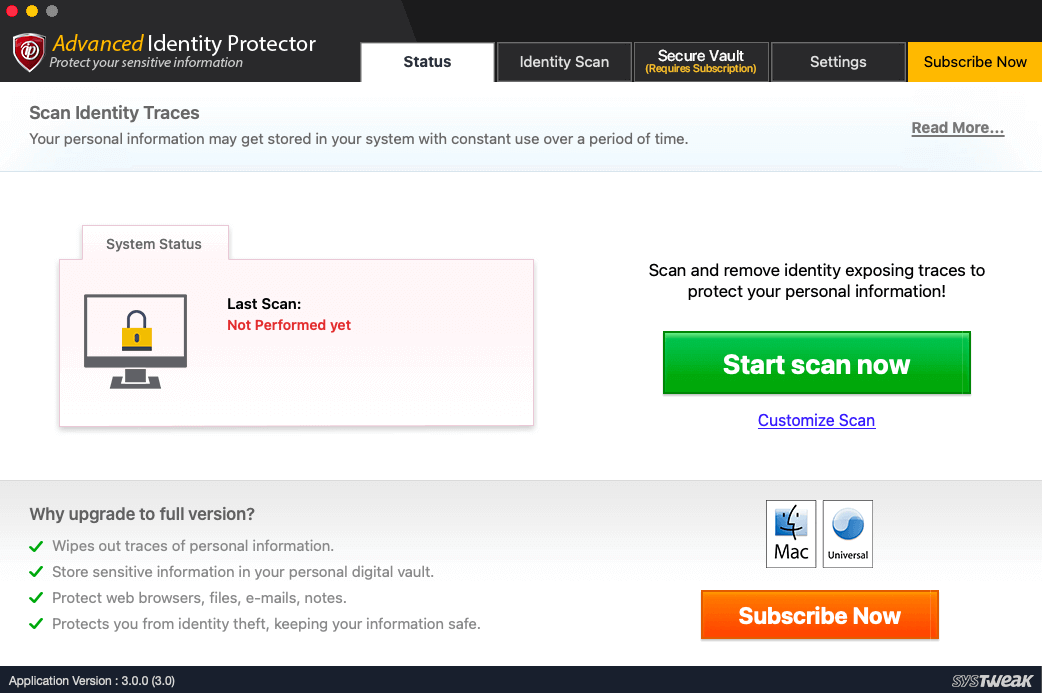 Protector avansat de identitate