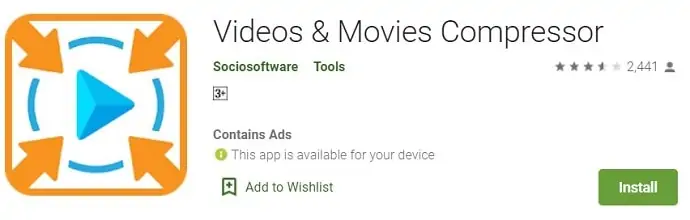 Aplikasi android kompresor video dan film
