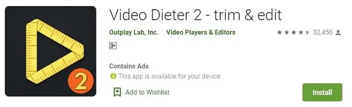 Aplikasi Video Dieter 2 Android