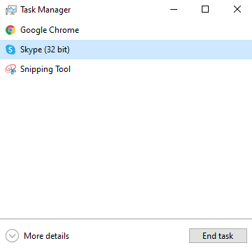 Gestore attività Skype
