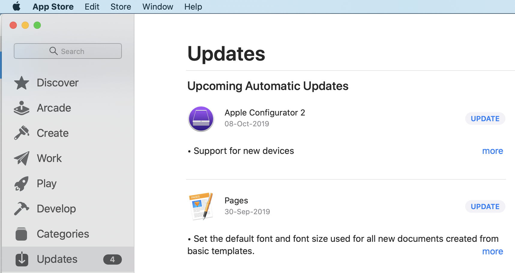 AppStore-アップデート