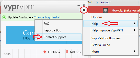 suporte vpn vpn