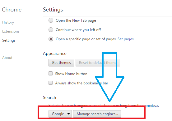 Google을 기본 검색 엔진으로 설정 make Google default search engine