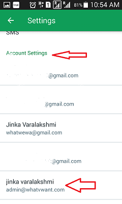 schimba poza de profil gmail pe Android