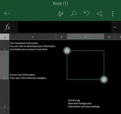 Image vers Excel
