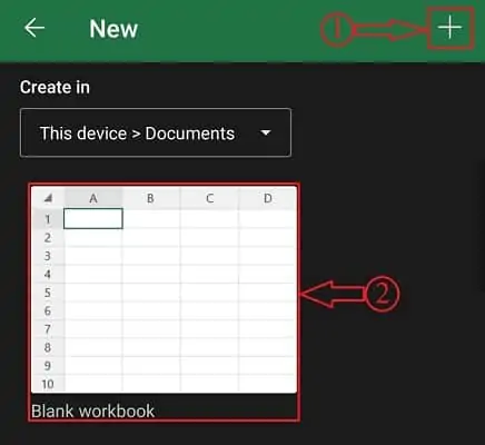 Nouvelle feuille de calcul dans Microsoft Excel