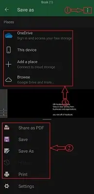 Enregistrement de l'image au format Excel
