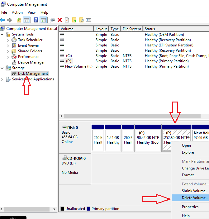 ขยายไดรฟ์ C Extend C drive
