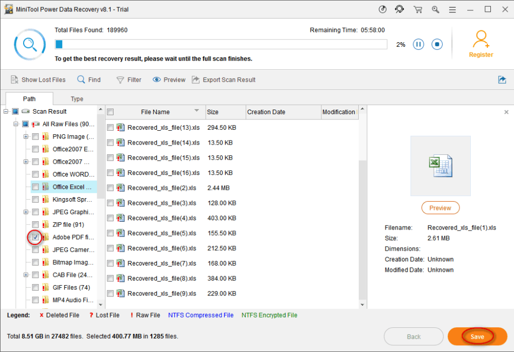 comprobar los archivos necesarios