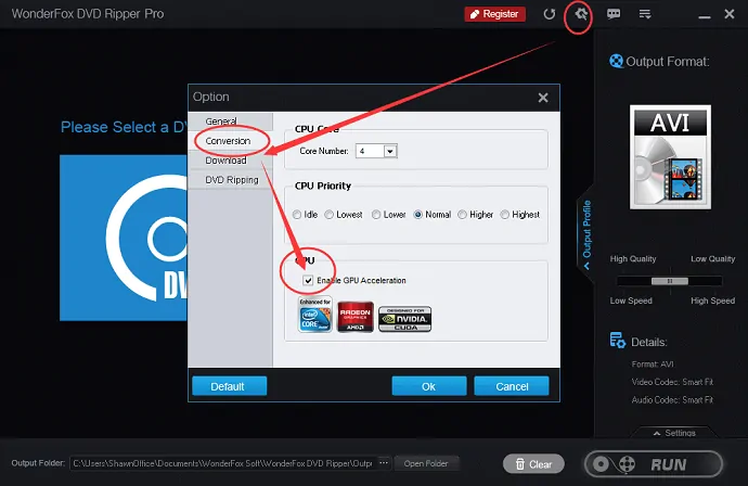 ハードウェアアクセラレーションでDVDリッピング速度を上げる