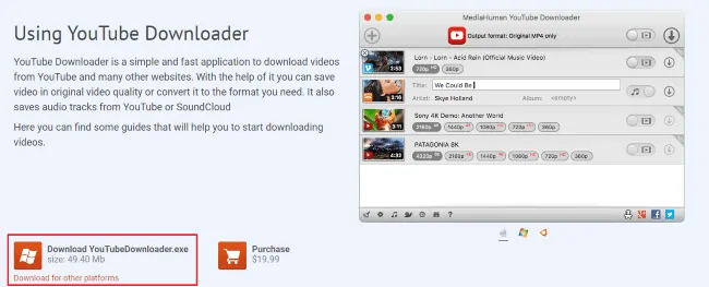 baixar para windows