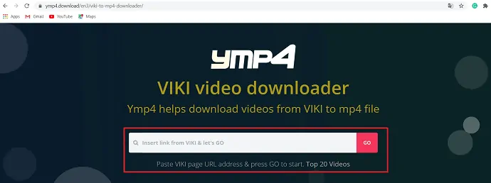 YMP4- Viki 視頻下載器。