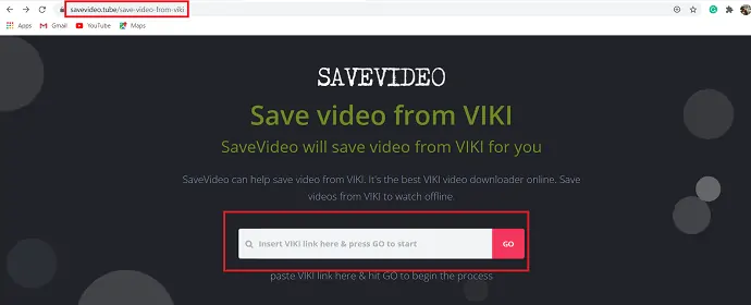 SAVEVIDEO - 從 Viki 保存視頻。