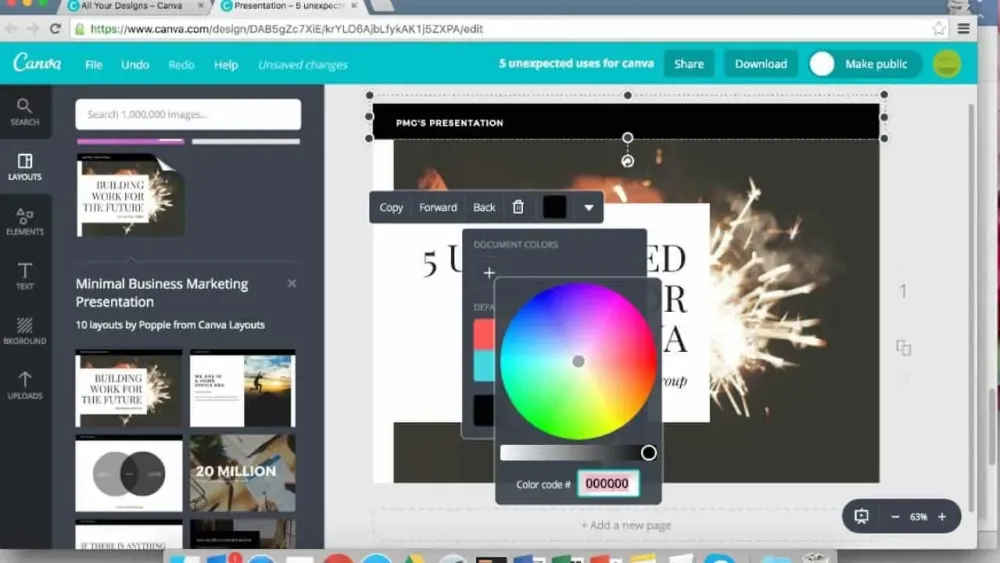 Pembuat slideshow Canva2