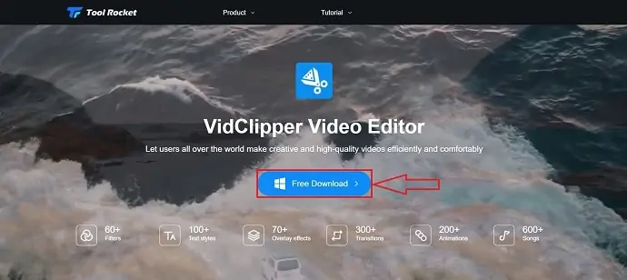VidClipper 主頁