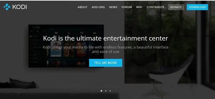 Kodi - Meilleur site de streaming en ligne.