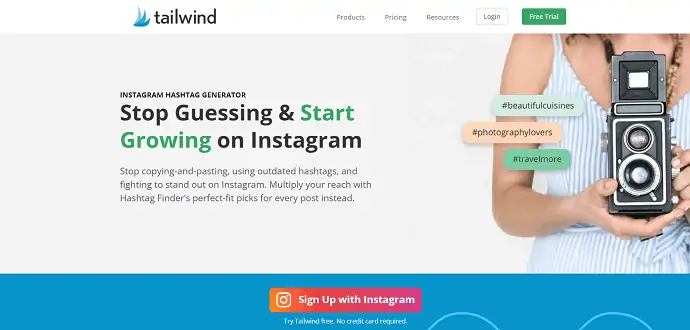 Pagina de pornire Tailwind