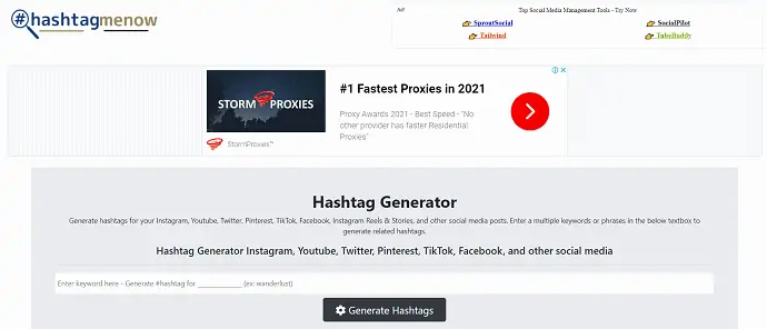 Pagina de pornire Hashtagmenow
