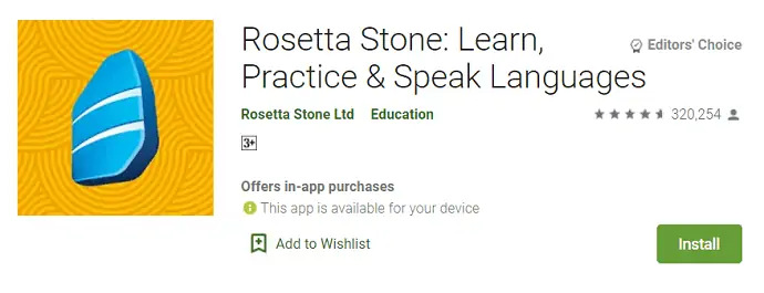 Rosetta Stone: Aprenda, pratique e fale