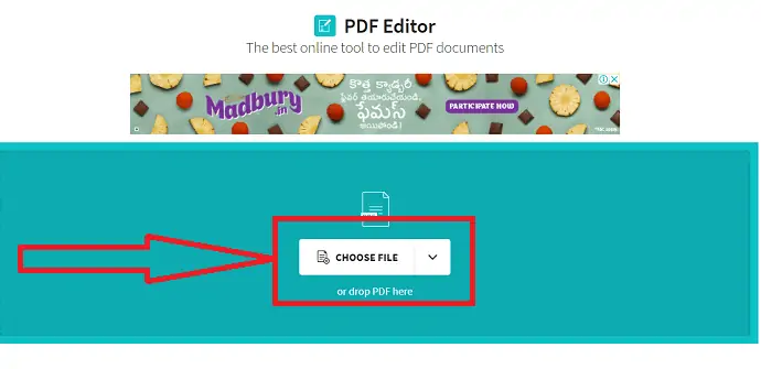 上传 PDF 文件