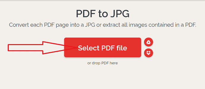 选择 PDF 文件选项。