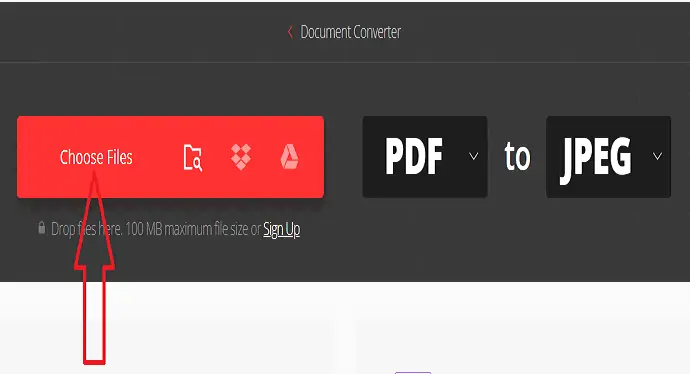 上传 PDF 文件