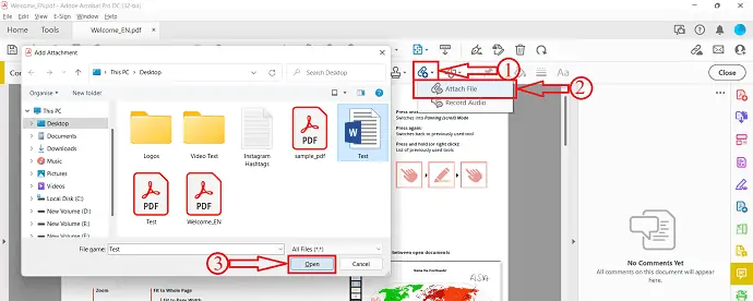 Wort in PDF in Adobe Acrobat DC einfügen