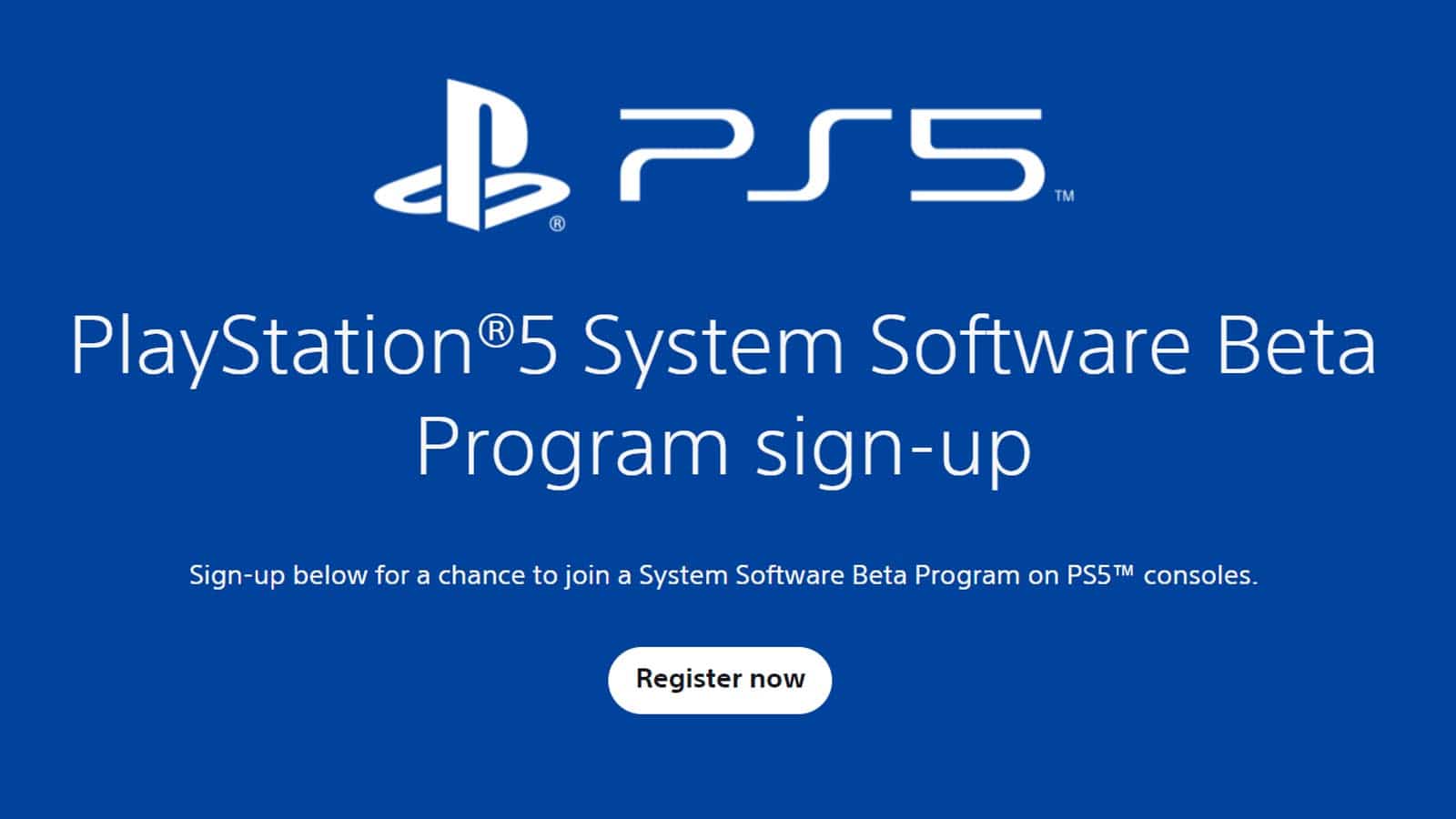 Înscrieți-vă la playstation 5 beta