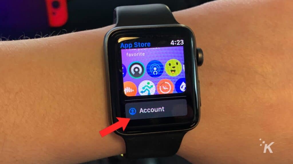 magazin de aplicații pe Apple Watch