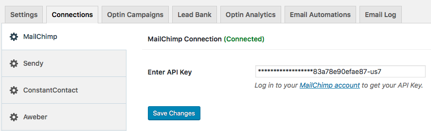 mailoptin mailchimp