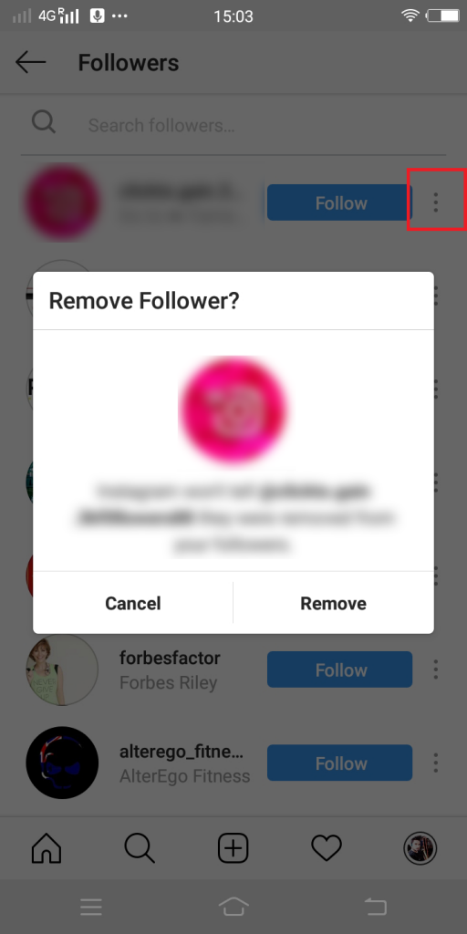 instagramda birinin engeli nasıl kaldırılır