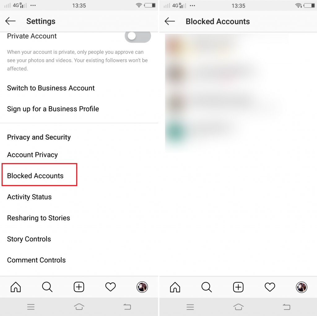 instagramda birinin engeli nasıl kaldırılır