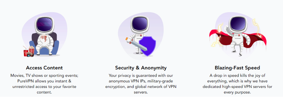 funzionalità purevpn