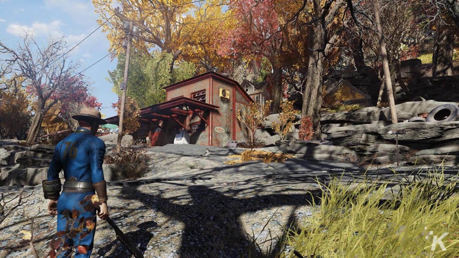 Fallout 76 casa inquietante