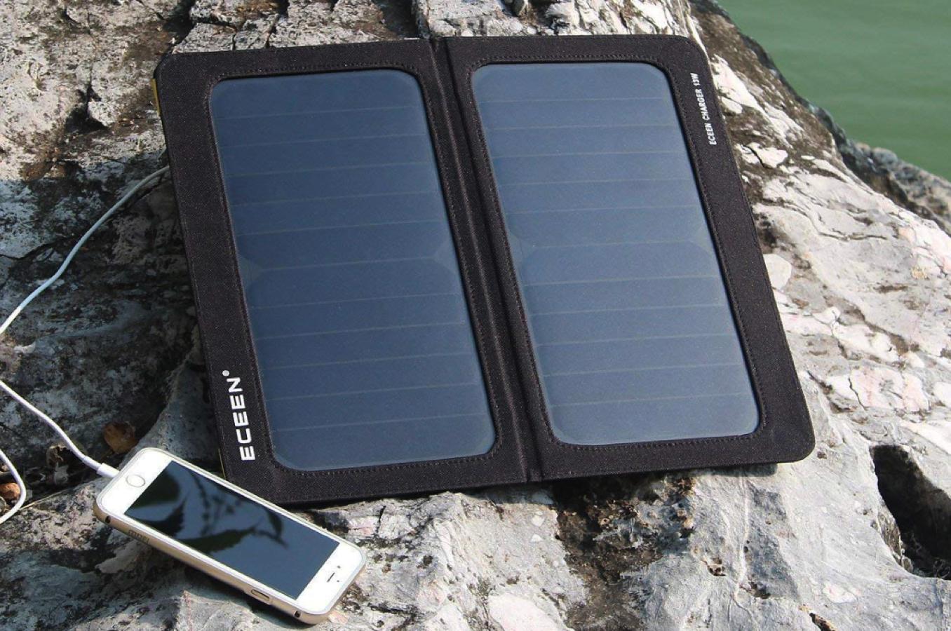 Idee regalo tecnologiche per caricabatterie solare pieghevole da 13 W
