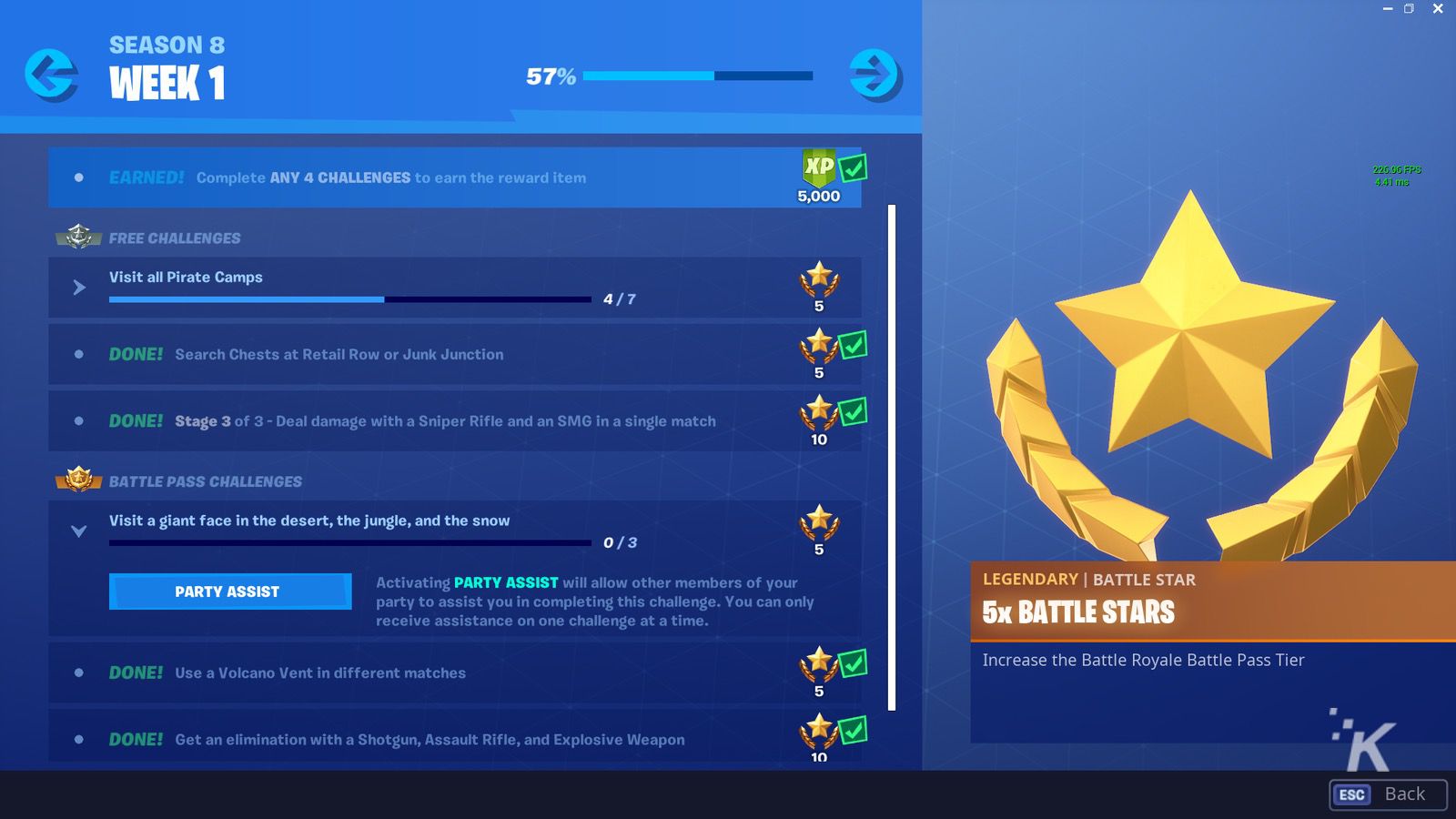 Fortnite sezonul 8 modificări