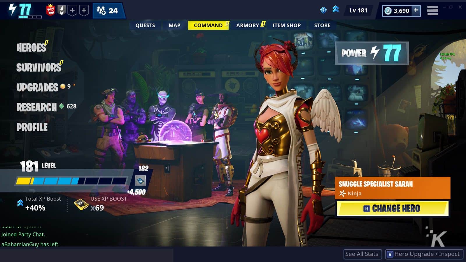 sezonul fortnite salvează schimbările lumii