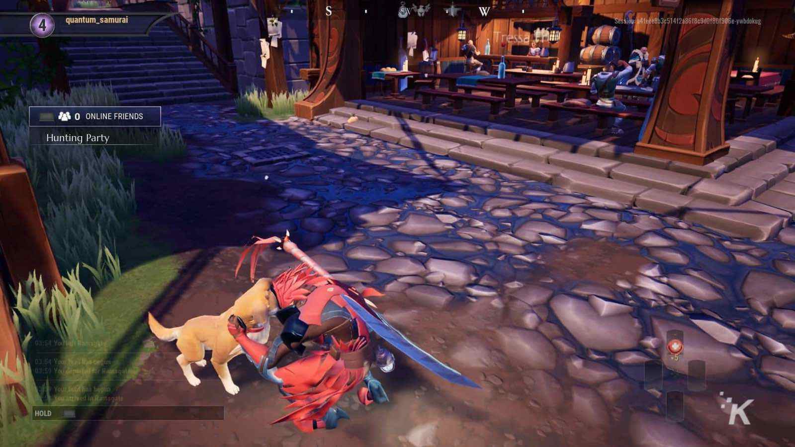 acariciando al perro en intrépido