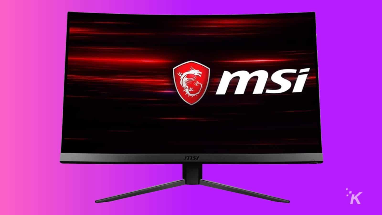 monitor da gioco msi