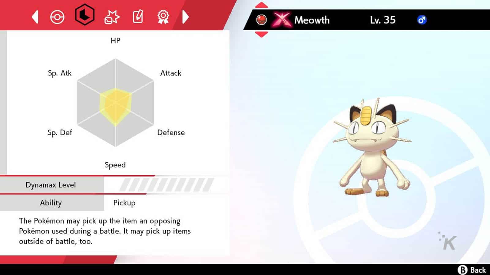 pedang dan perisai meowth