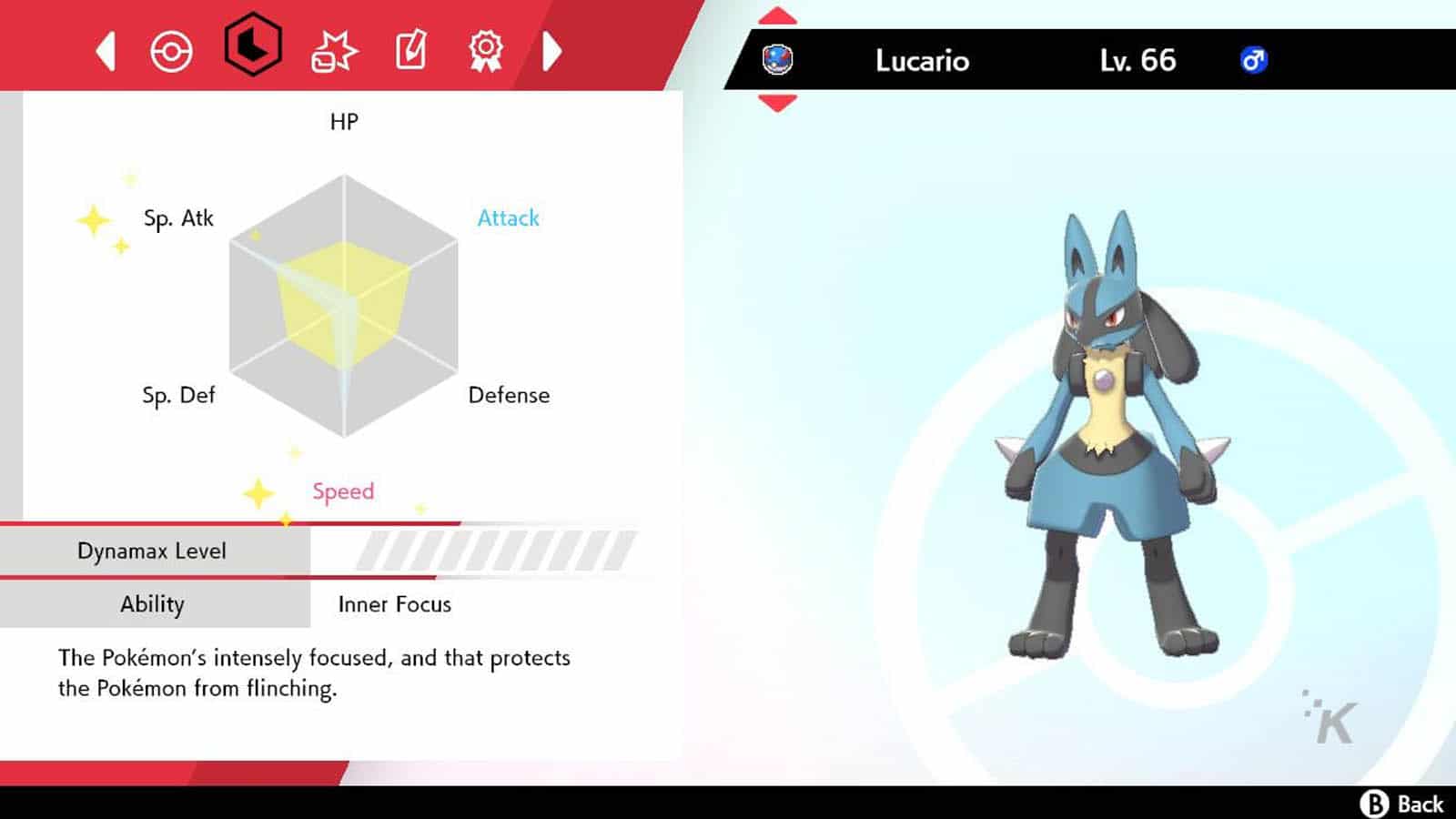 pedang dan perisai lucario build