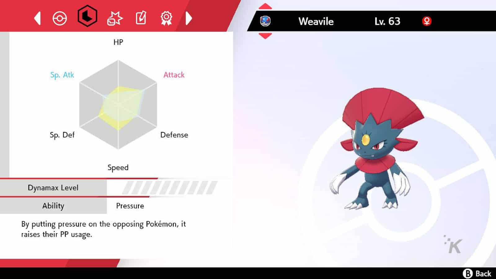 pedang pokemon dan perisai weavile