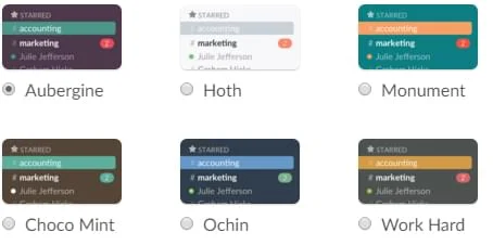 Motywy Slack Color