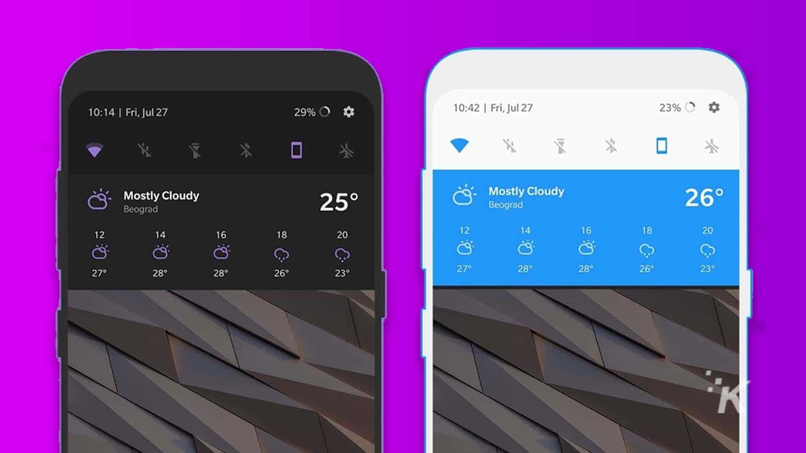 overdrop تطبيق الطقس