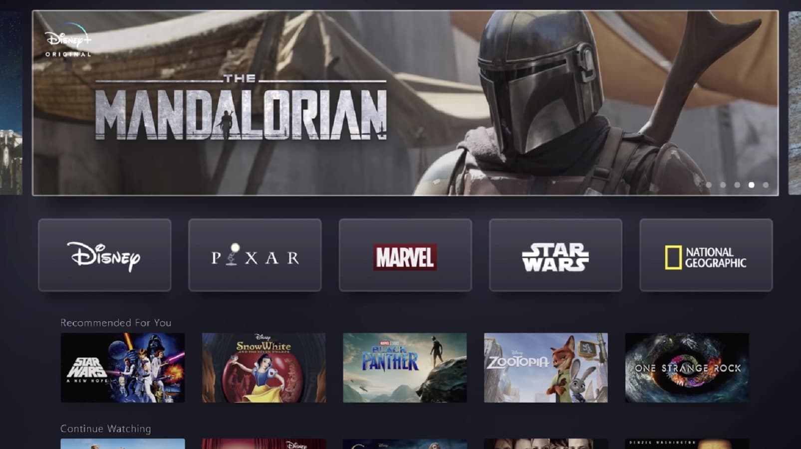 Disney + streaming montre le lanceur