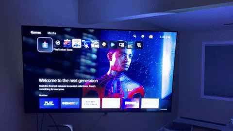 philips hue striscia di luci sfumata