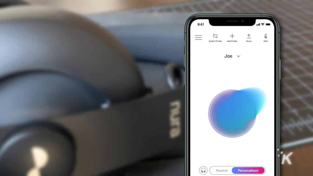 app nuraphone dopo aver testato la personalizzazione