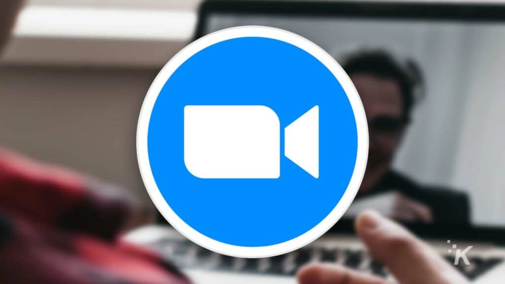 appel zoom avec logo zoom