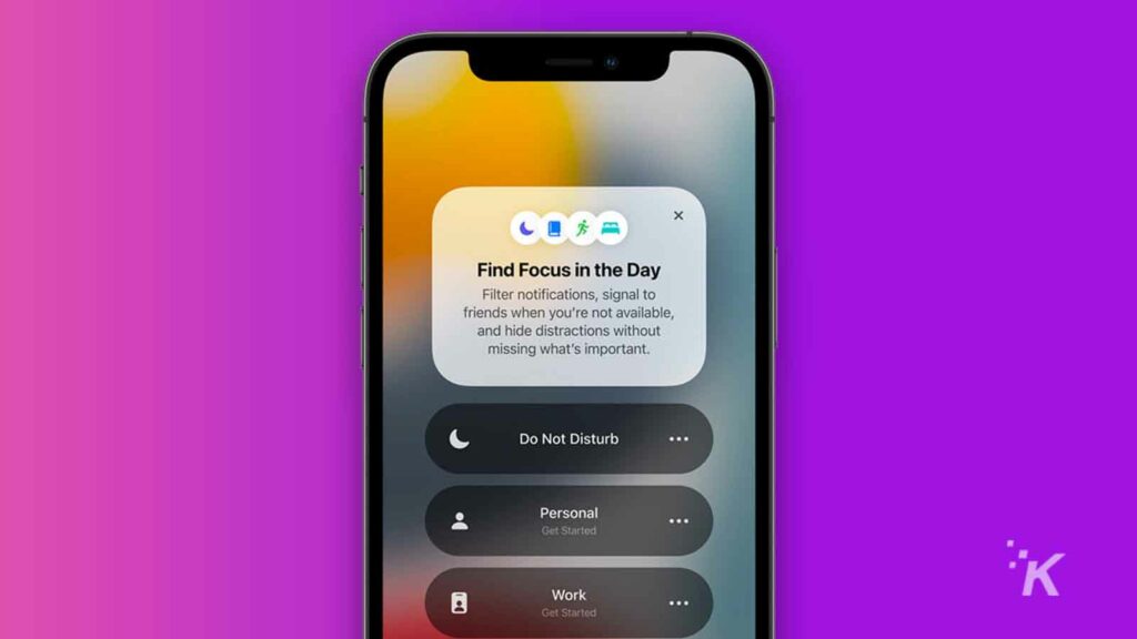 modalità di messa a fuoco di apple ios 15