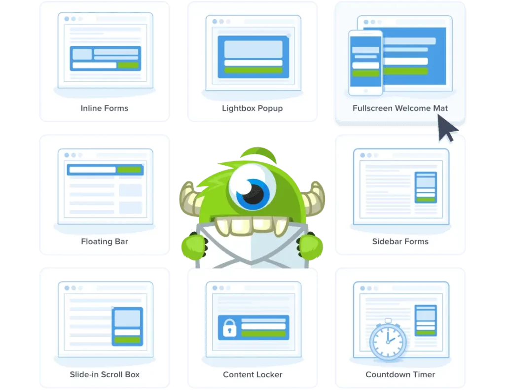 modulo di iscrizione optin monster